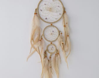 Generation 3 Tier Quartz Dreamcatcher | Native American Made