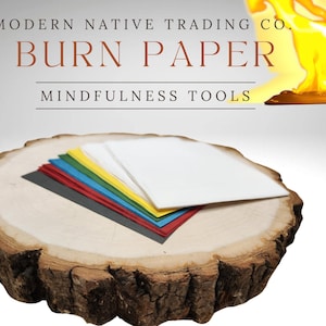 Papier gravé Modern Native Trading Co | 30 feuilles | Multicolore | Résolutions du Nouvel An