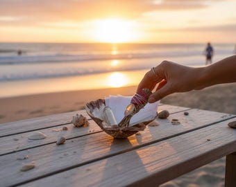 Coastal Solstice Ritual Kit | Lion's Paw Shell Letting Go Set