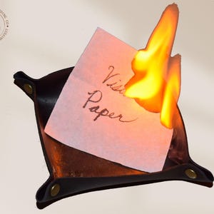 Brennpapier & Tablett | Affirmation | Positivität | Loslassen | Manifestation | Umschulung des Unterbewußtseins | Neujahrsvorsatz