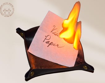 Burn Paper & Tray | Affirmation | Positivity | Letting Go | Manifestation | Retraining the Subconscious | New Years Resolution