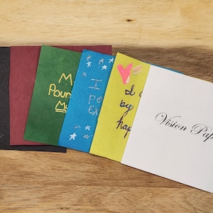 Modernes Gebranntes Brennpapier | 30 Blatt | Mehrfarbig