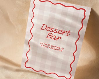 Ciao Baby Dessert Sign | Italian-Themed Baby Shower Sign | 5x7 Editable Canva Template | Instant Download