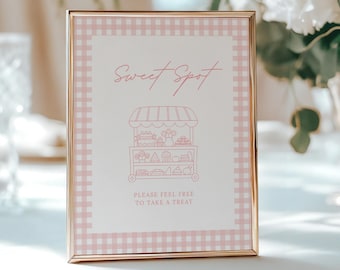 Candy Bar Sign – 8x10 Baby Shower Table Sign – Grown With Love Theme – Garden Party Decor – Digital Download