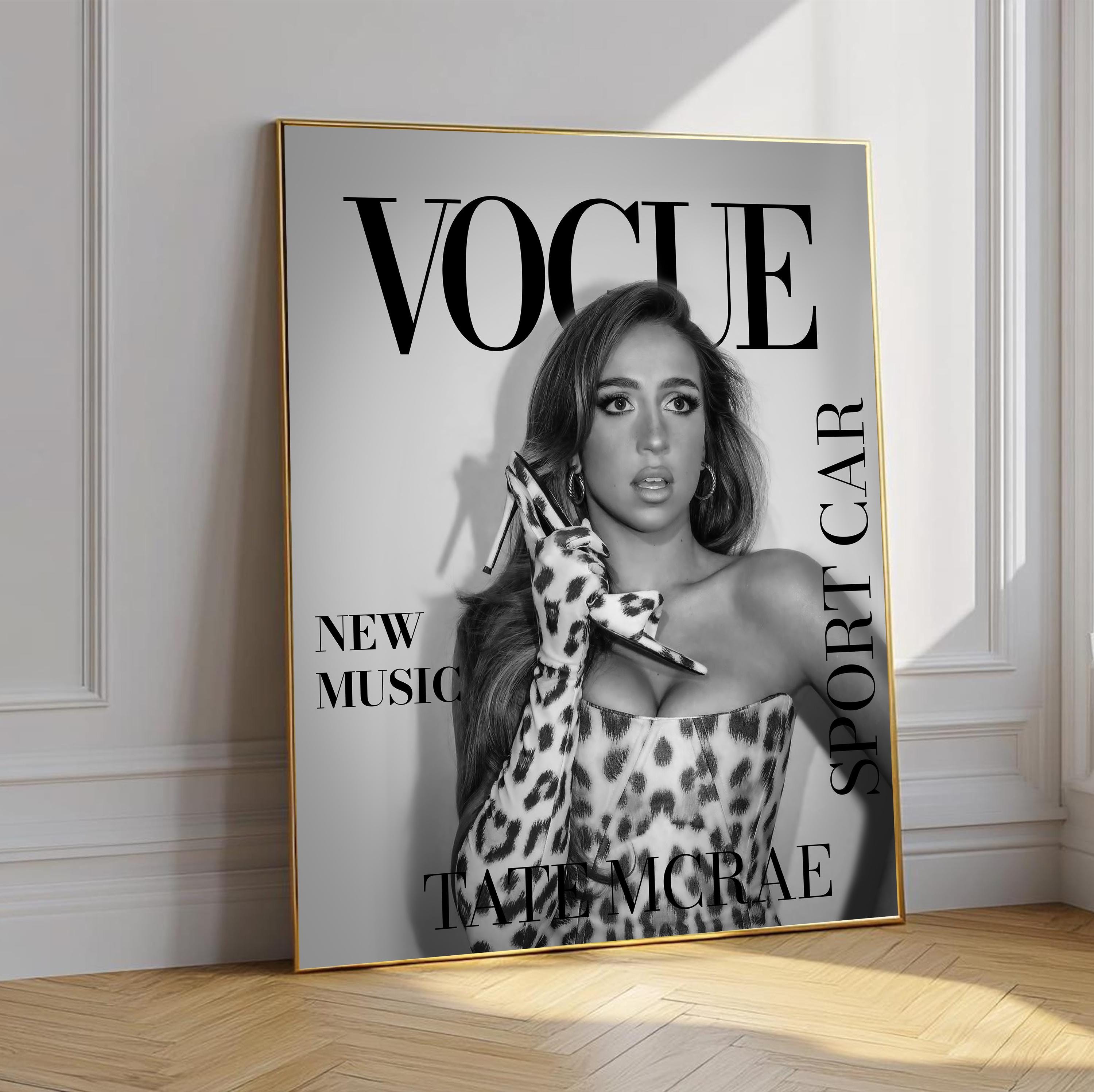 Poster Tate Mcrae Sur Toile Pour Salon, Chambre à Coucher, Bureau, Décoration D'intérieur, Cadeau, 20 X 25 Cm