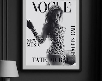 Tate McRae Poster, Poster No Framed, Concert Tour Dates Wall Art