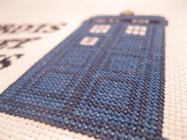 Tardis Sweet Tardis /// cross-stitch pattern image 3