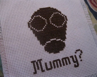 DW "Mummy" /// cross-stitch pattern