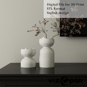 Wazon Little Devils – Nowoczesny wystrój domu | Model do druku 3D | Cyfrowy plik STL | Natychmiastowe pobieranie do drukowania w domu