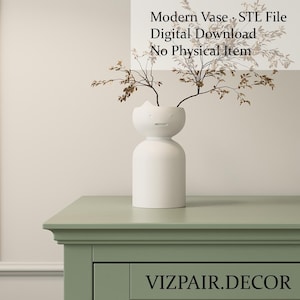 Pot with faces STL File | 3D Printable Minimalist Decor | Sculpture Planter for Home
