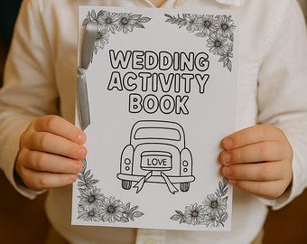 Kids Wedding Activity Book – A5 Printed Version