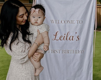 Personalised Fabric Birthday Banner Sign