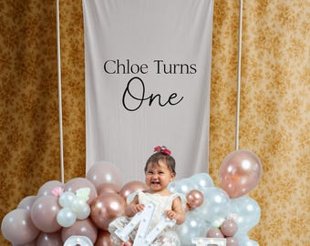 Personalised Fabric Birthday Banner Sign