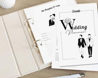 Printable Wedding Planner PDF Goom&Groom