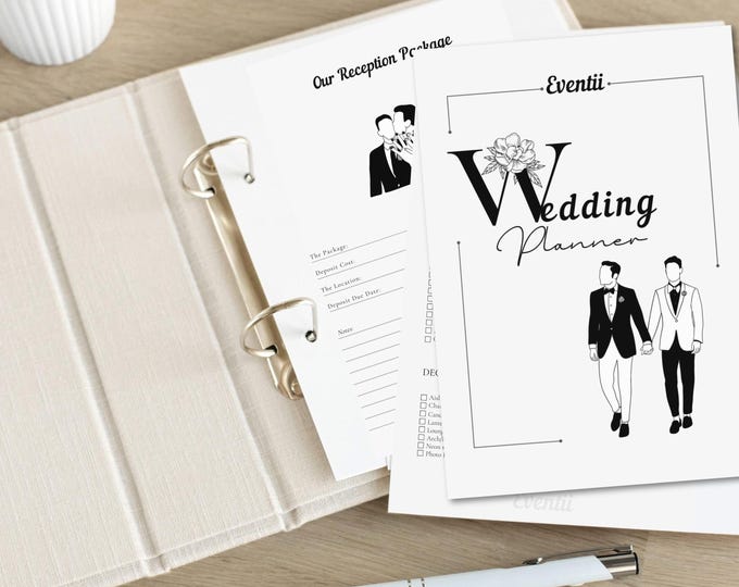 Printable Wedding Planner PDF Goom&Groom