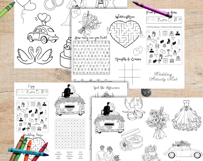 Kids Wedding Day Mats