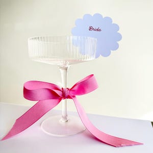 Personalisiertes Weinglas-Namensschild - Benutzerdefinierte Tischnamenkarten für Hochzeiten, Partys & Veranstaltungen - Elegante Sitzplatz-Namensschilder für Gäste