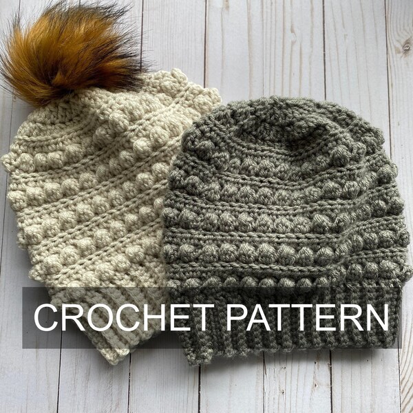 Winter Berries Hat Crochet Pattern
