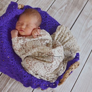 Crochet Pattern, Newborn Photo Prop, Crochet Baby Blanket, Photography Prop, Basket Filler, Newborn Baby,DIY,  DIGITAL DOWNLOAD