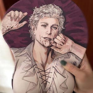 Mousepad Astarion Baldur's Gate 3 - Suporte de pulso em silicone 3D