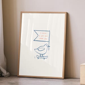 I Think I Like This Little Life Print | Positive Quote Poster | Uplifting Affirmation Art | Trendy Nostalgic Home Decor | Digital Download