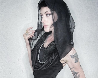 Sheer Black Hood