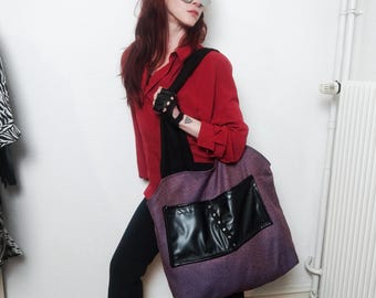 XXL Upcycled Vintage Tote