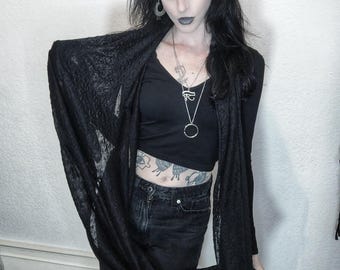 Black Grunge Scarf