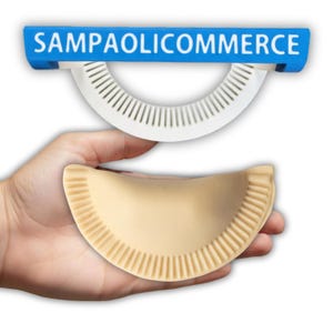 SAMPAOLI COMMERCE USA, Exclusive Fork-Style Empanada Stamp, Unique Designs for Chilean and Fork Empanadas, Available in 5.5 and 4.7 inches