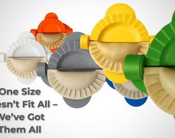Empanada-Makerpresse 15,9 Cm Mit Integriertem Teigschneider – Für Ravioli, Calzone, Pierogi, Knödel, Aus BPA-freiem Kunststoff, Rot