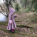 nanetteruffatto reviewed Winter coat, Fairy warm jacket, with Pixie hood made from vegan suede leather fur in lilac color - Furytale