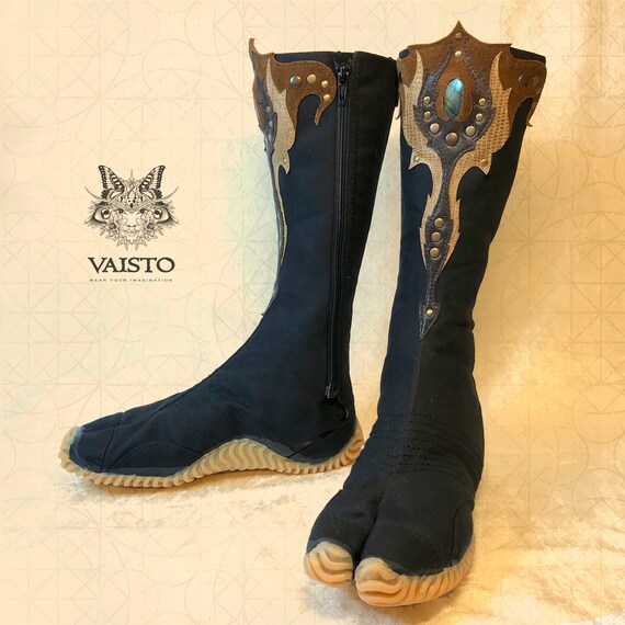 Zapatos ninja tabi botas de tela de algodón de verano con | Etsy España