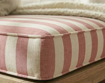 Custom Bench Cushion: Washable Window Seat Cushion
