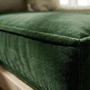 Custom Indoor Bench Cushion 3", Washable Window Seat Cushion, Color Options