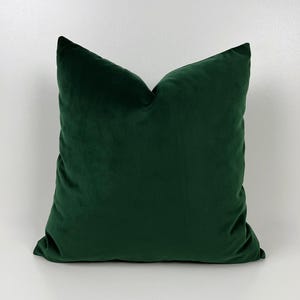 Velvet Pillow Cover, Velvet Throw Pillow Cover, Velvet Pillow Case, All Sizes, 18 Color Choices