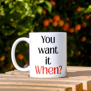 You Want it When? Mug- Flash/Priscilla, Zootopia afbeelding 1