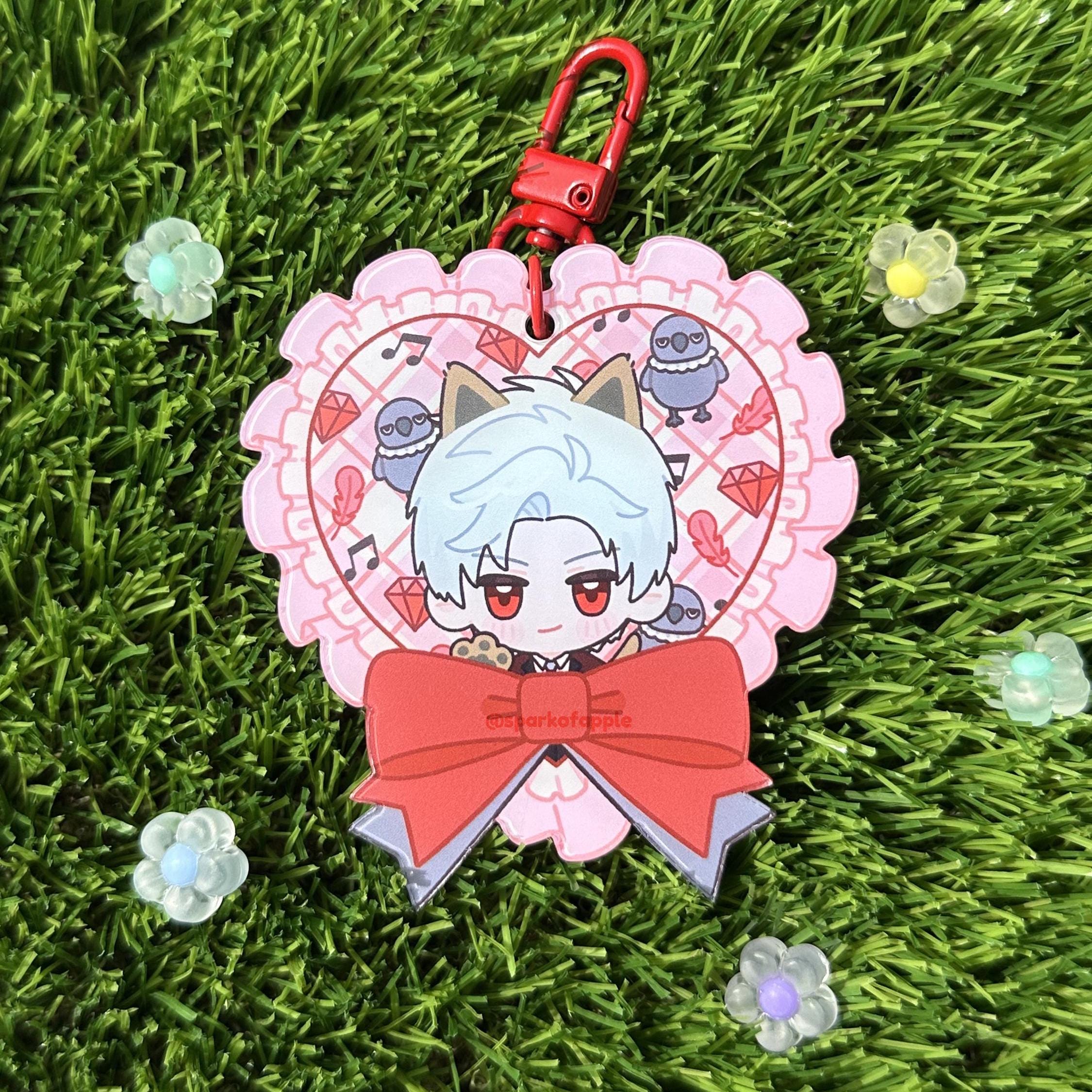 LADS Love & Deepspace Cat Acrylic Keychain | Rafayel, Zayne