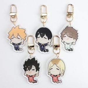 Haikyuu Acrylic Keychains | Hinata, Kageyama, Oikawa, Kenma, Kuroo