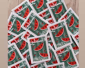 Palestine iron on patch- Palestine sweatshirt patch- Palestine tote patch- Palestine sticker- watermelon patch