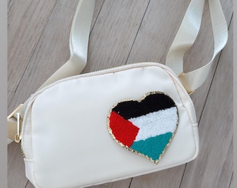 Palestine Fanny pack- Palestine bag- Palestine patched bag