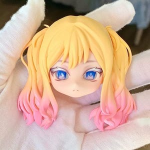 Cabeza de una pieza GSC, cabeza desmontable, cabeza OB11 hecha a mano, cabeza OB12, cabeza OB11, cabeza desmontable, regalo, cabeza extraíble, cabeza BJD