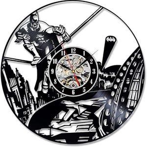 Relógio de Vinil do Cavaleiro das Trevas: Decoração com Personagem de Quadrinhos, Decoração de Super-Herói