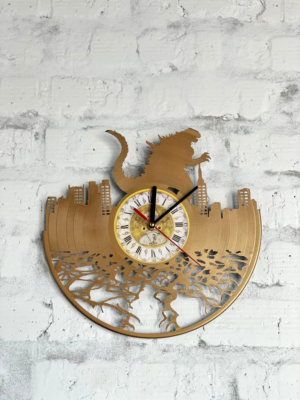 Godzilla Clock - Etsy