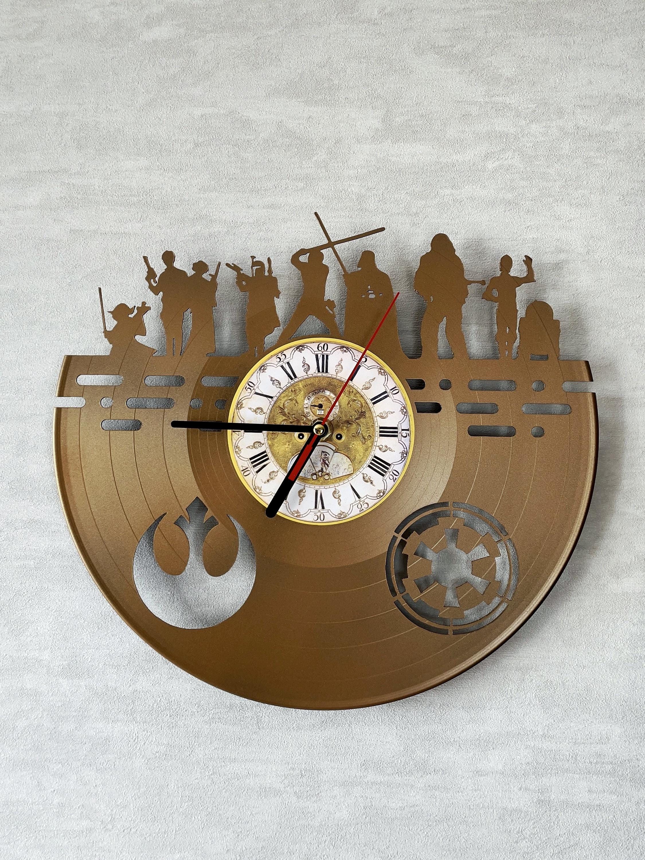 STAR WARS プレミアムビッグウォールクロック Starwars Alarm Clock - Etsy