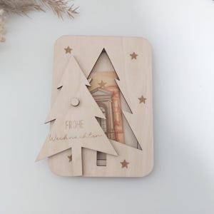 Money Gift Christmas Laser File Voucher Christmas Gift DIY
