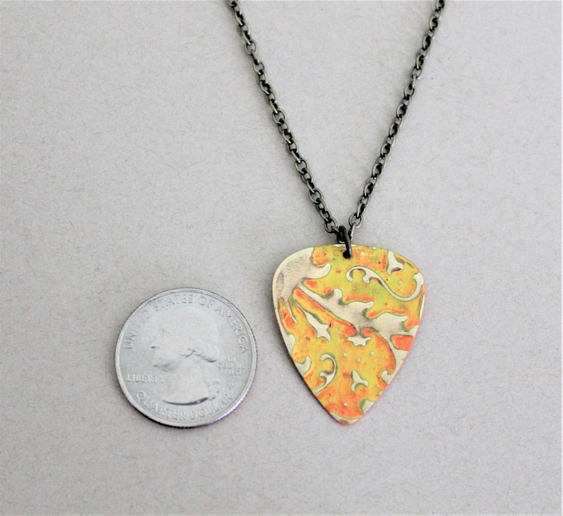 Guitar Pick Necklace for Women Guitar Pick Jewelry Music Etsy