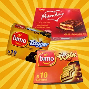 BIMO Biscuits Morocco – Pack of 3 Boxes (10 pieces each) | Traditional Sweet Snack