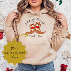 Matching Hoodies for Couples | Personalized His & Hers Sweatshirts for Valentine&#39;s Day