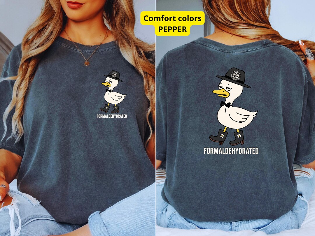 Front & Back Formaldehydrated Shirt, Funny Mortician Tee, Comfort