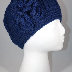 Hand Crochet Hats - Beanie with Flower